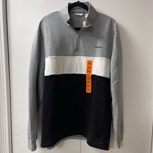 Calvin Klein NWT Half-Zip Sweatshirt